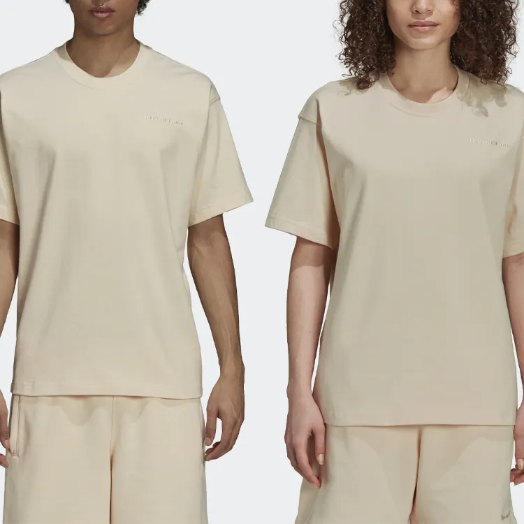 Adidas Originals x Pharrell Williams , T Shirt Unisex Light Yellow-1