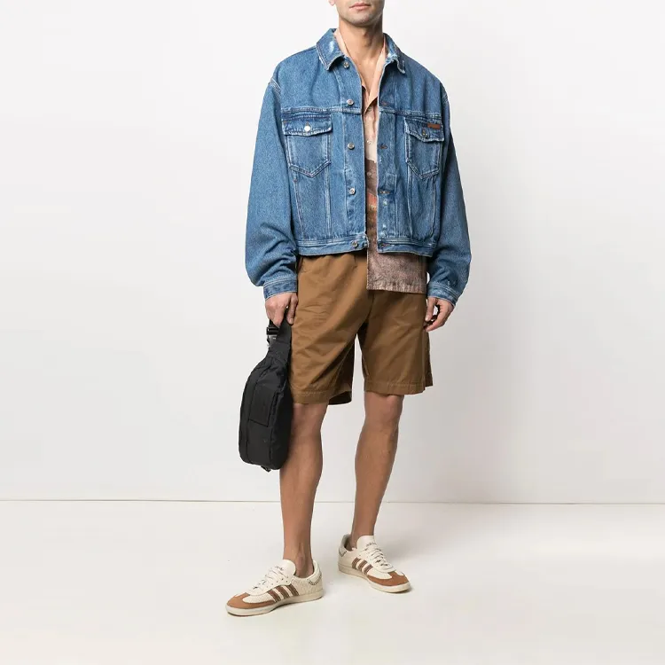 Golden Goose Denim Jacket Men's Blue-1