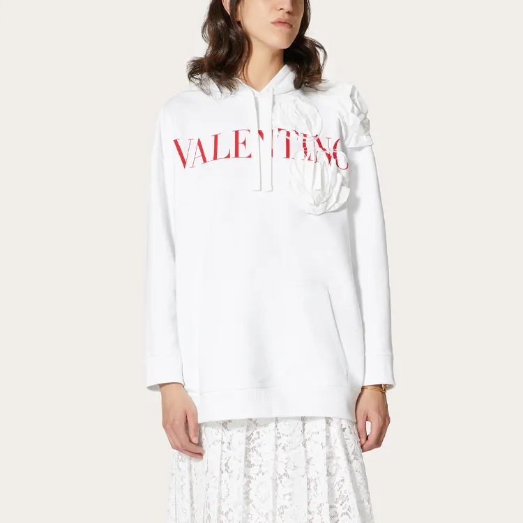 Valentino Rose Blossom Hoodie Sweatshirt-1
