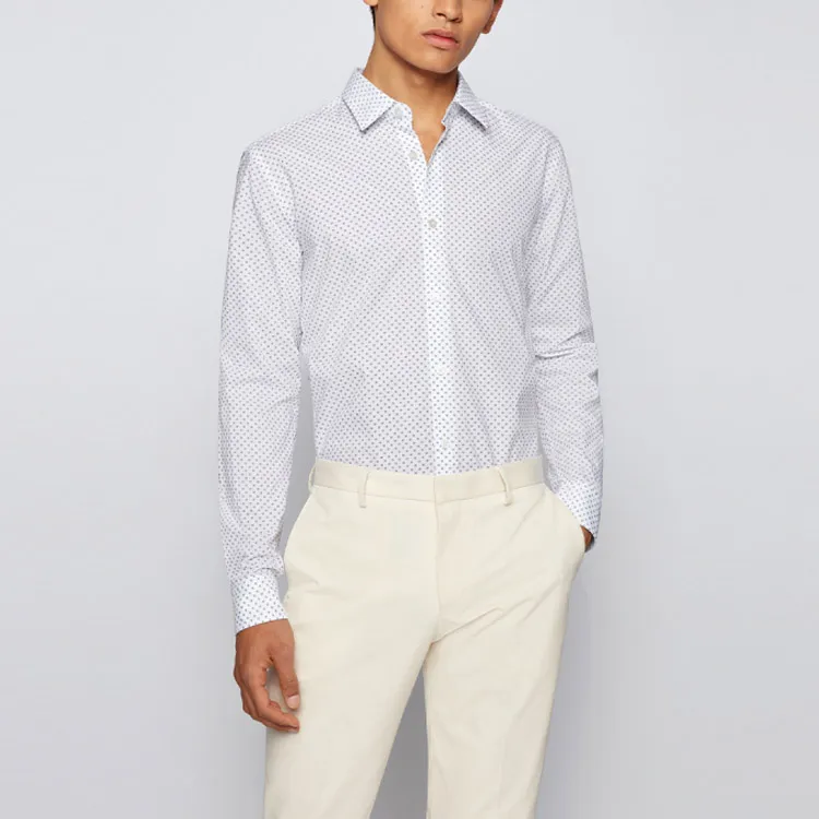 HUGO BOSS Shirts Men White-1