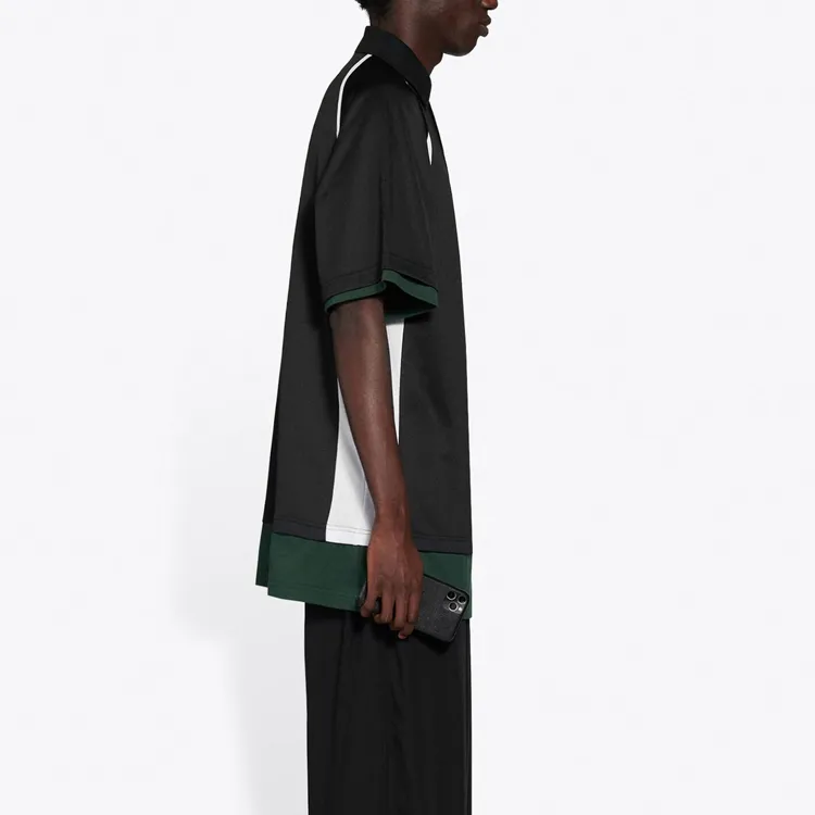 Balenciaga Polo Shirts Men Black-5