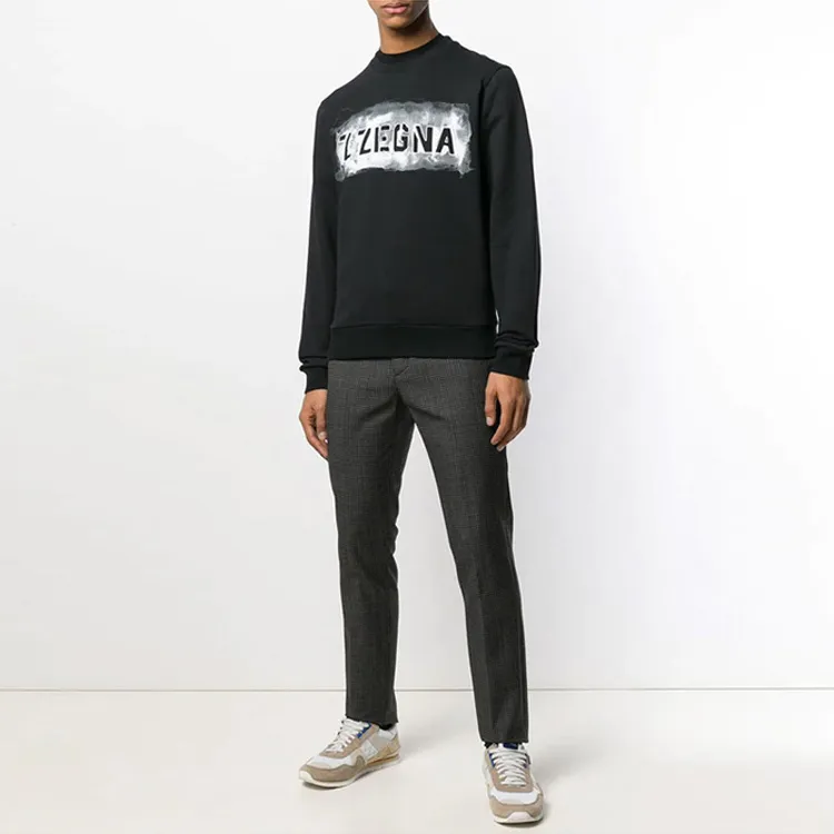 Zzegna Sweatshirts Men Black-3