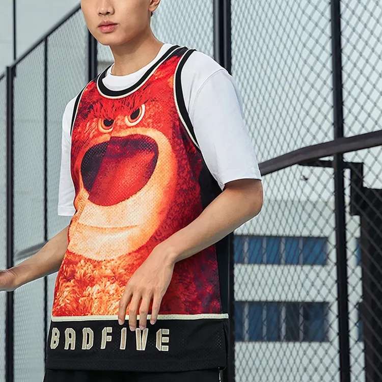 LiNing Basketball Jerseys Unisex Black-3