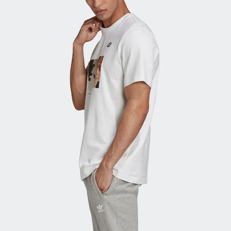 Adidas Originals T Shirt Men's White-5