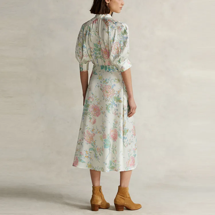 Polo Ralph Lauren Dress Women's Beige Pink-3