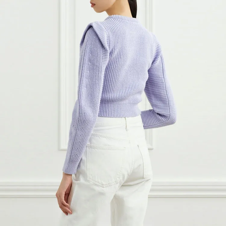 Self portrait FW21 Sweater Women's Purple-2