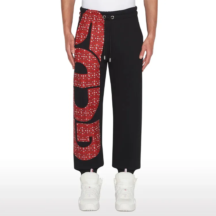 GCDS Knitted Sweatpants Men Black-1
