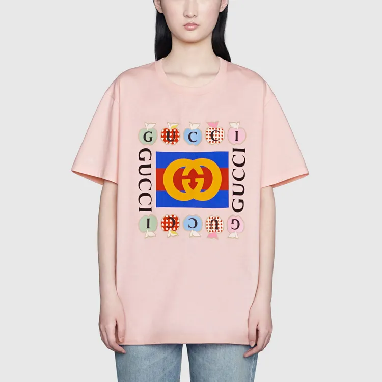 GUCCI T Shirts Women's Pink-1