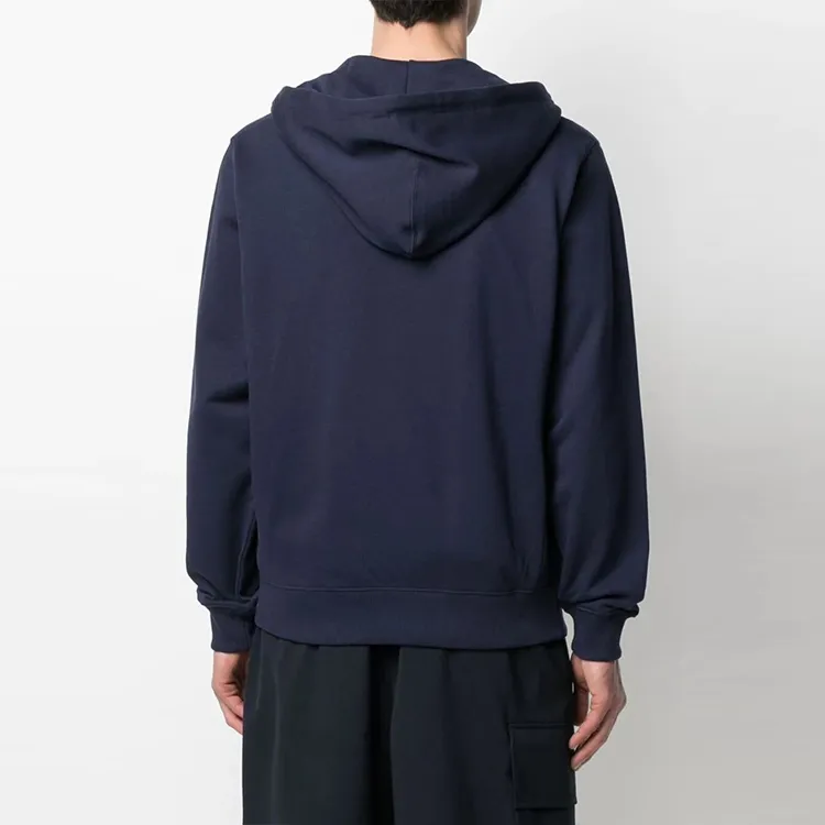 KENZO Logo patch Zip up Hoodie-3