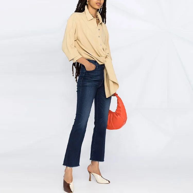 MOTHER The Hustler Cropped Jeans-2