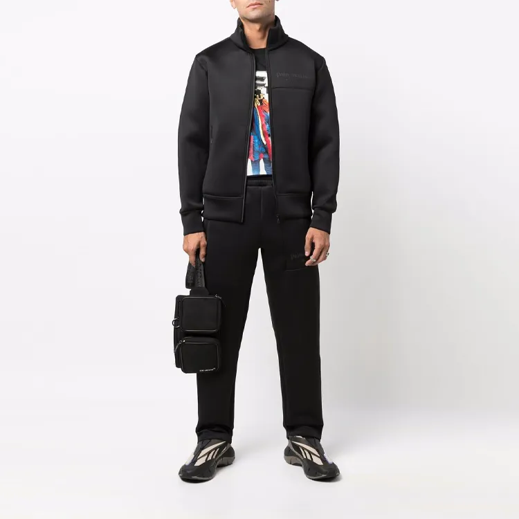 Team Wang X PALM ANGELS Jackets Men Black-1