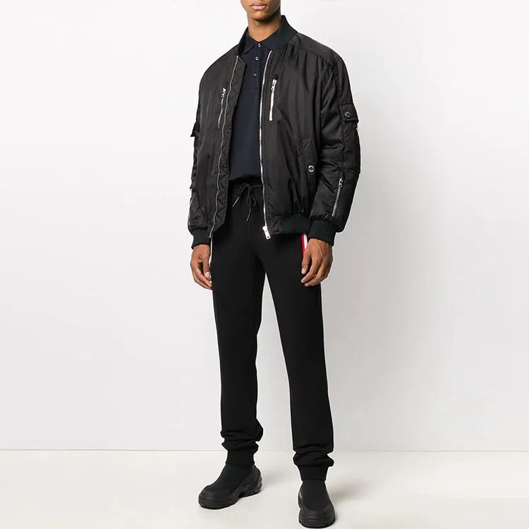 Moncler Knitted Sweatpants Men Black-1