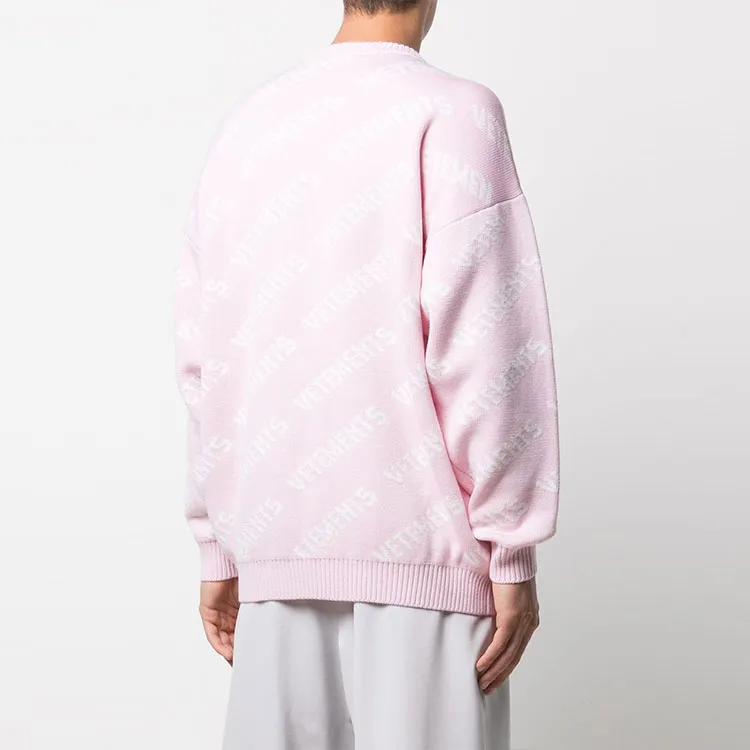 Vetements Monogram Knitted Jumper-1