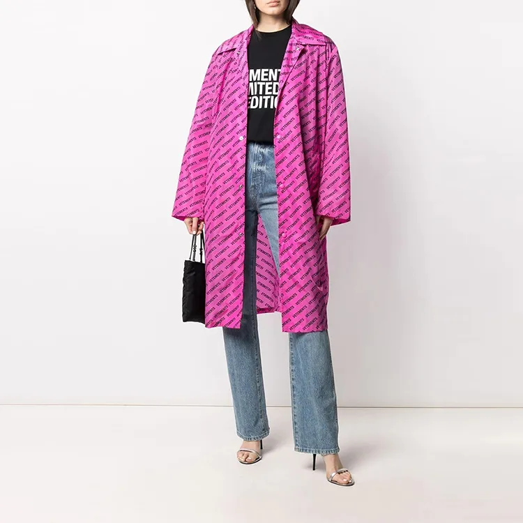 Vetements Jackets Women's Rose Red-1