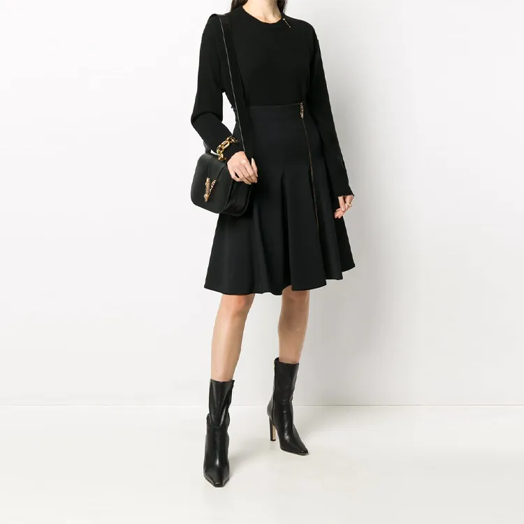 VERSACE Cashmere Sweaters Women's Black-1