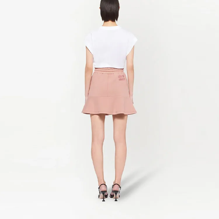 MIU MIU Casual Short Skirts Women's Pink-3