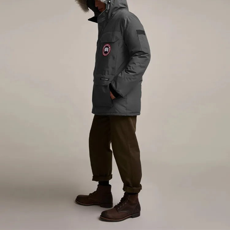 Canada Goose Down Jacket Asia Version, Winter Men's Graphite-1