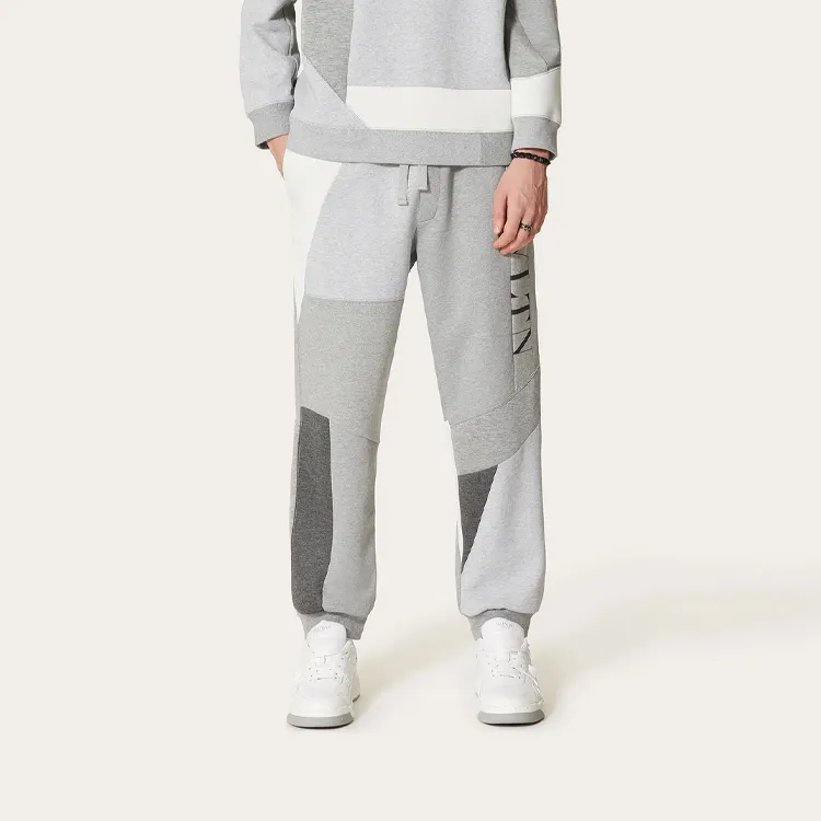 Valentino FW21 Knitted Sports Pants Men's Gray-1