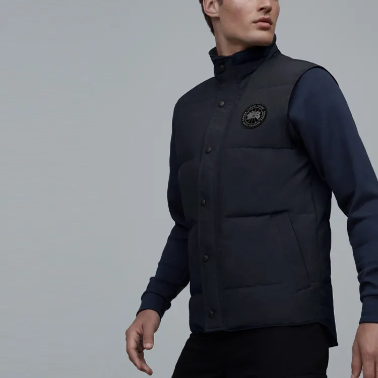 Canada Goose Garson Series Vests Men Black-2