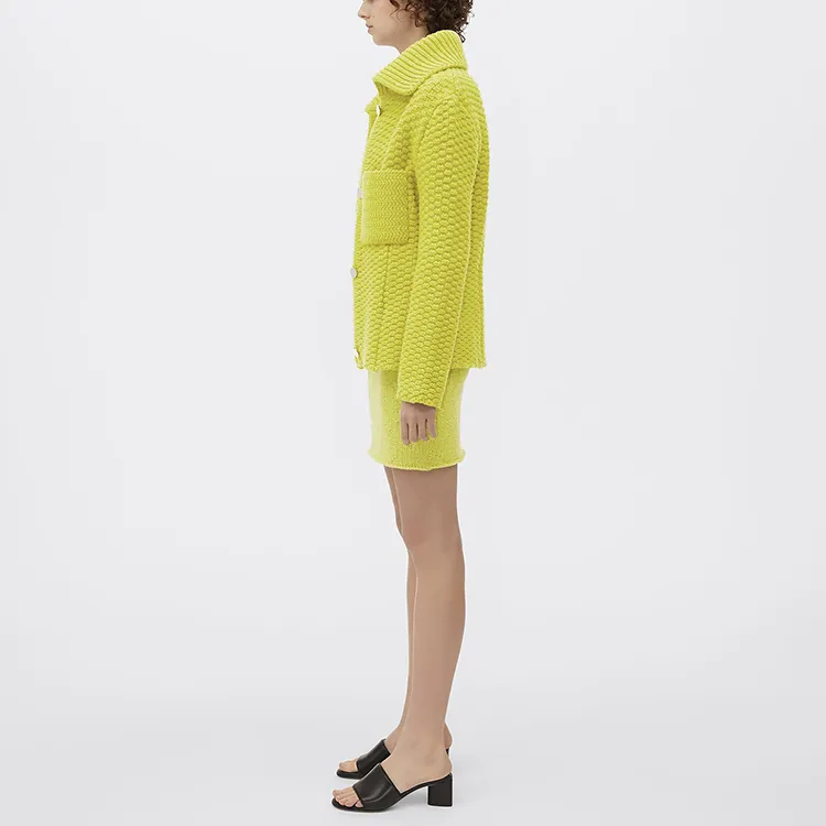 Bottega Veneta Casual Short Skirts Women's Kiwi Green-3