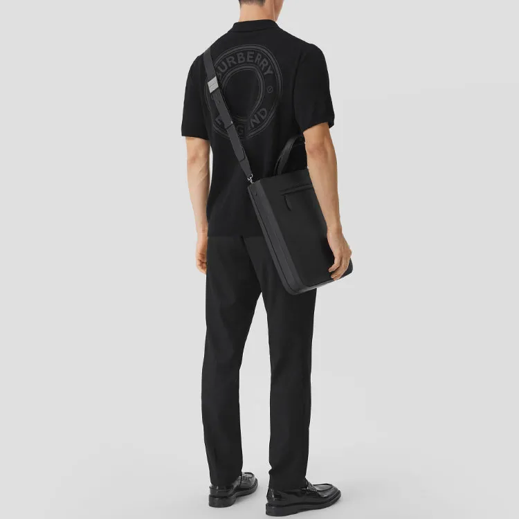 Burberry FW21 Polo Shirt Men's Black-3