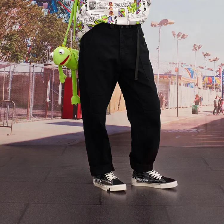 LiNing x Disney Casual Pants Unisex Black-2