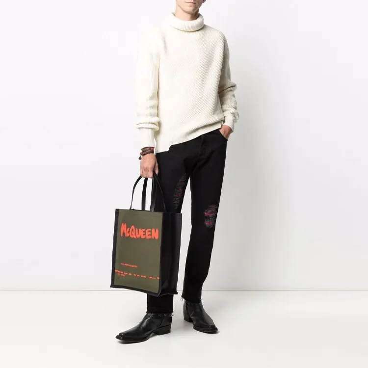 Alexander McQueen Jeans Men Black-1