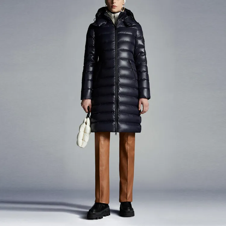 Moncler Moka Series Down Jacket Women's Dark Blue-1