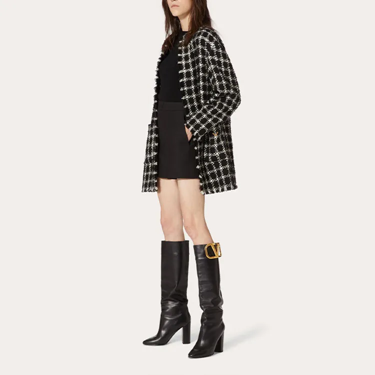 Valentino Coats Women's Black-1