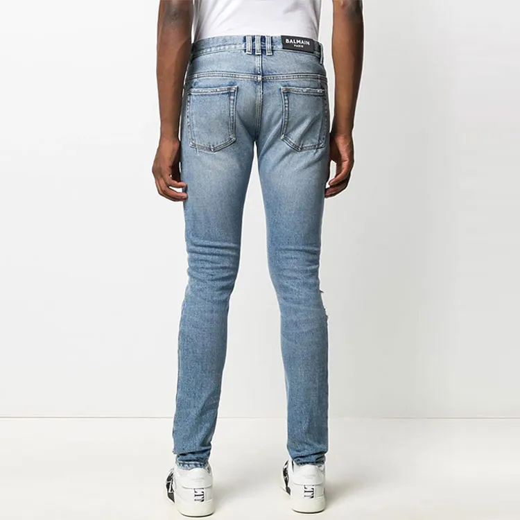BALMAIN Jeans Men Blue-2