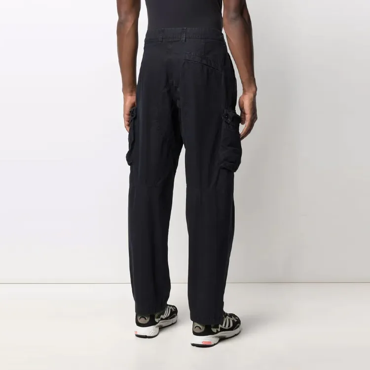 STONE ISLAND Casual Pants Men's Black-3