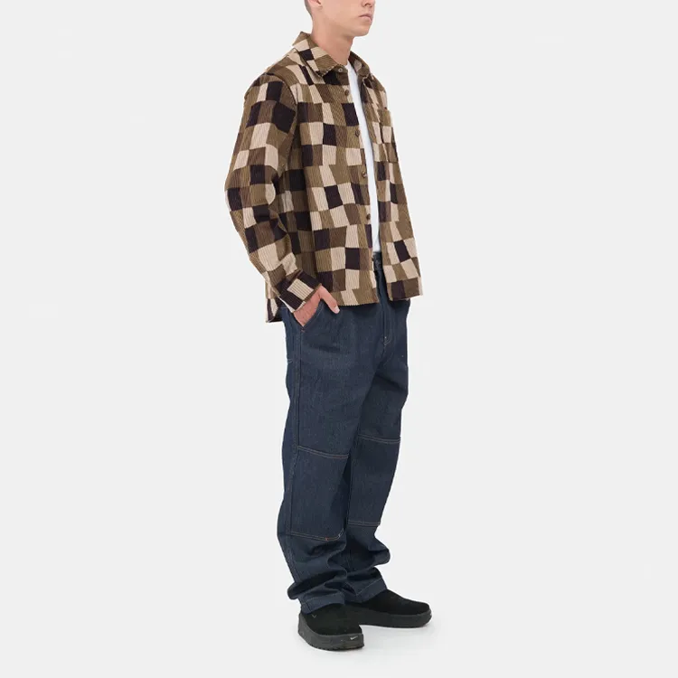 Stussy Wobbly Check Long Sleeve Shirt-3