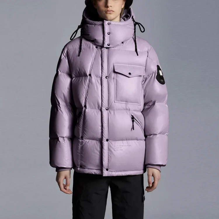 Fragment Design X MONCLER GENIUS MONCLER GENIUS X Fujiwara Hiroshi FRGMT Down Jackets Unisex Purple-4
