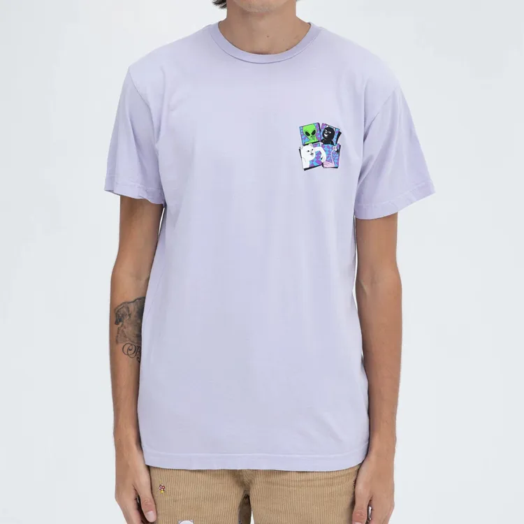 RIPNDIP Drop Shoulder Sleeve T-Shirt Unisex Purple-2