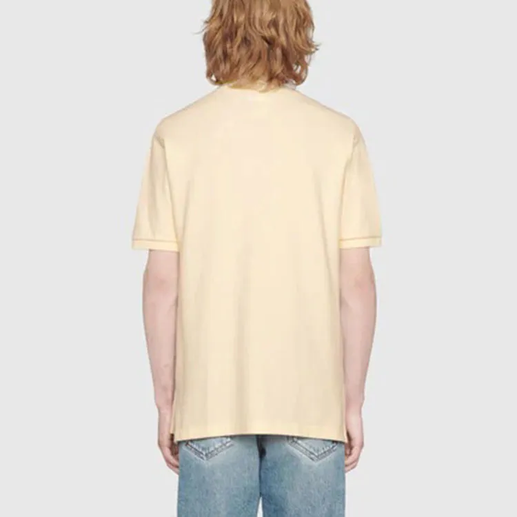 GUCCI Polo Shirts Men Ecru-3
