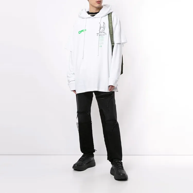 OFF WHITE X Ev Bravado 90s' Baggy Fit Jeans-2