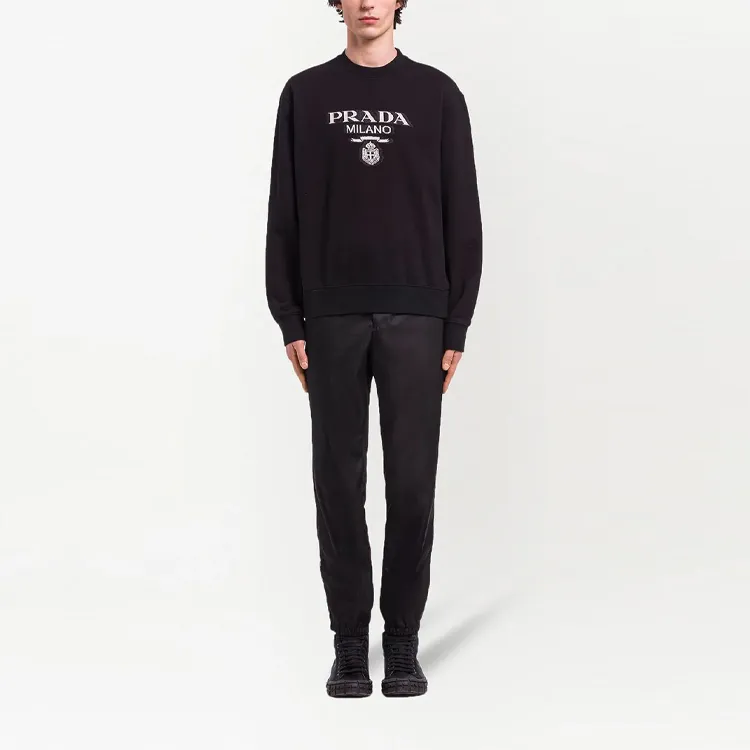PRADA Sweatshirts Men Black-1