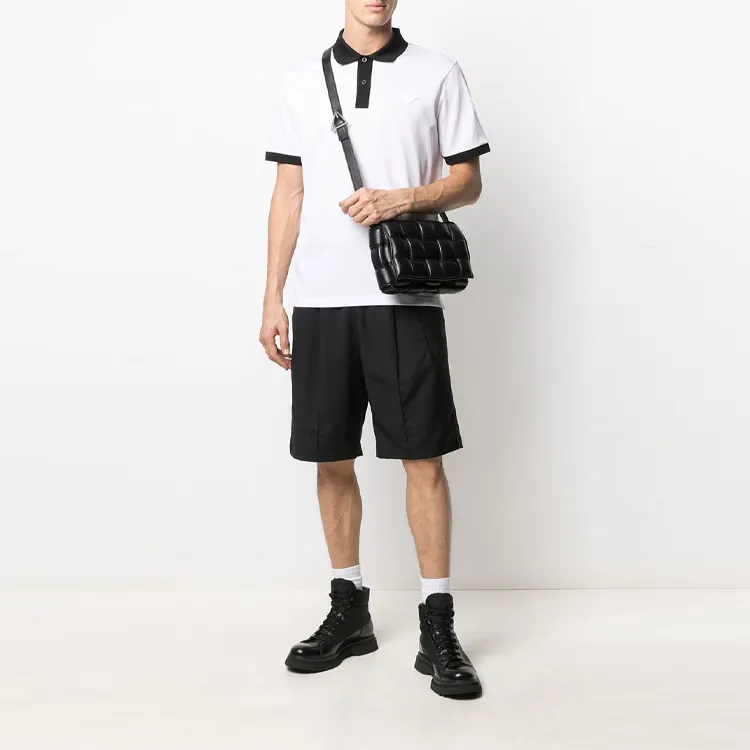 PRADA Polo Shirts Men White-1