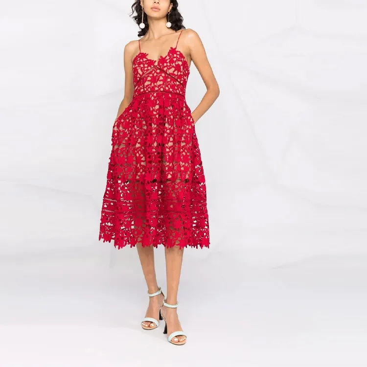 Self portrait Lace overlay Dress-3
