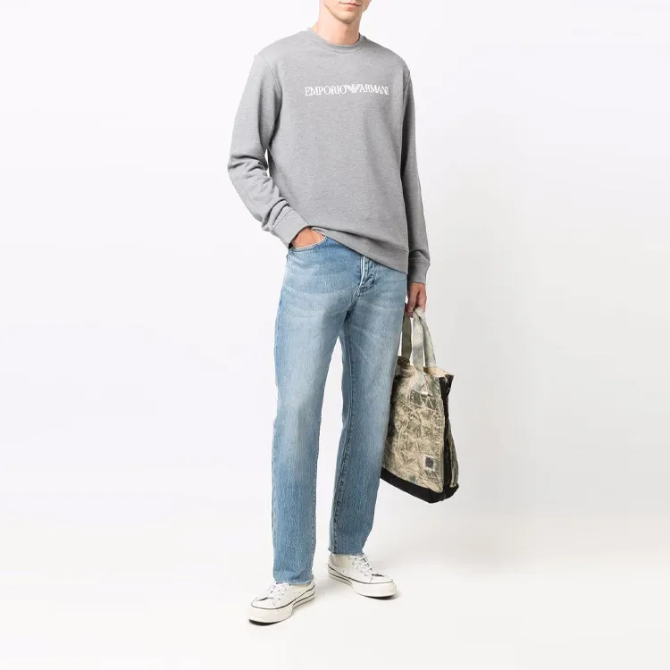 EMPORIO ARMANI Modal blend Sweatshirt With Logo Print-3