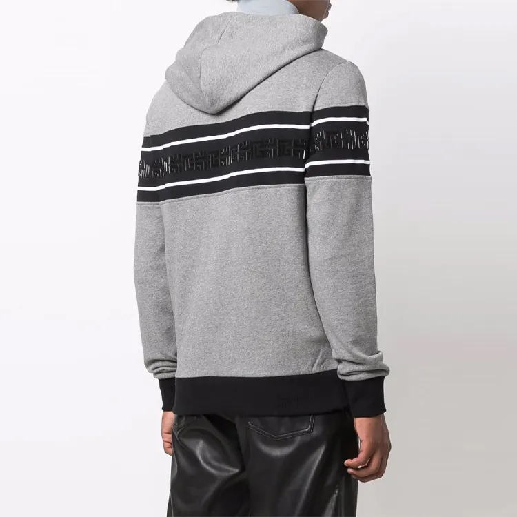 BALMAIN Sweatshirts Men Gray-2