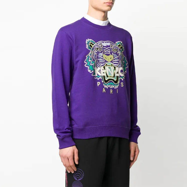 KENZO Sweatshirts Men Eggplant Purple-3