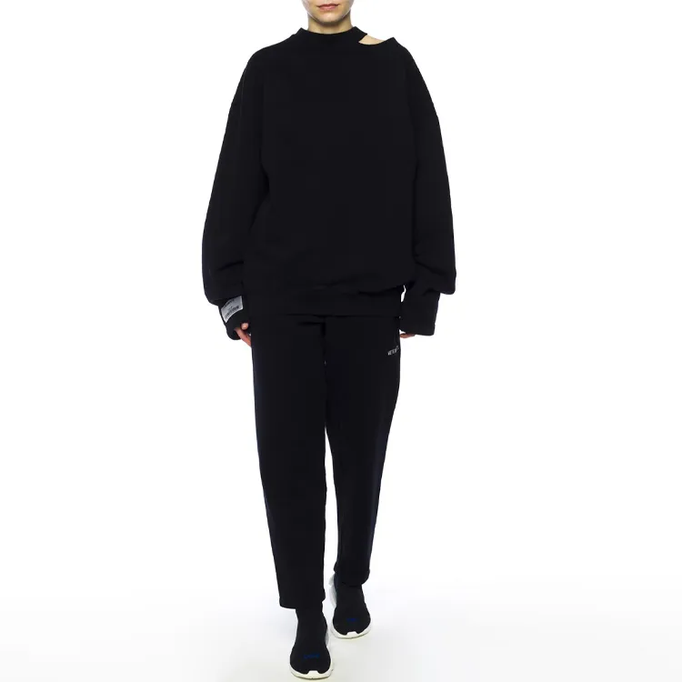 Vetements Knitted Sweatpants Men Black-1