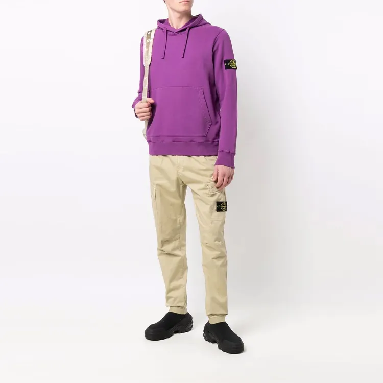 STONE ISLAND Sweatshirts Men Purple-1