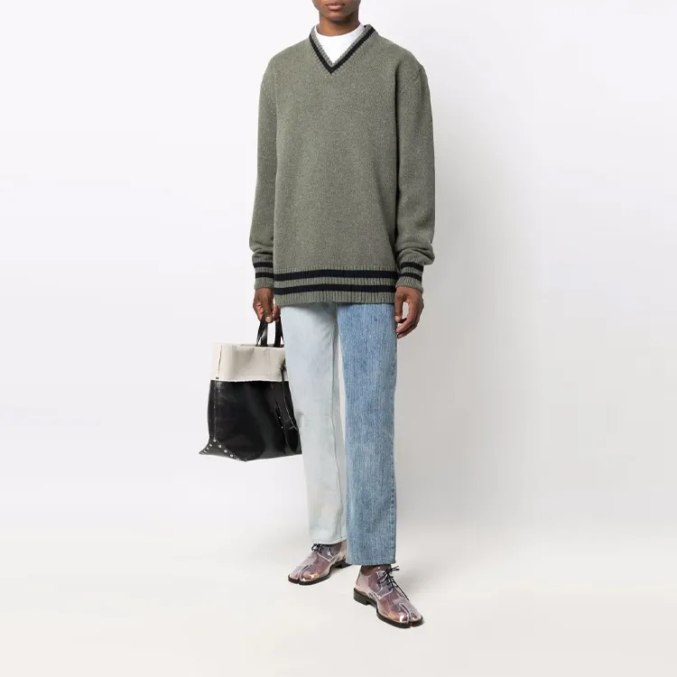 Maison Margiela Sweaters Men Army Green-1