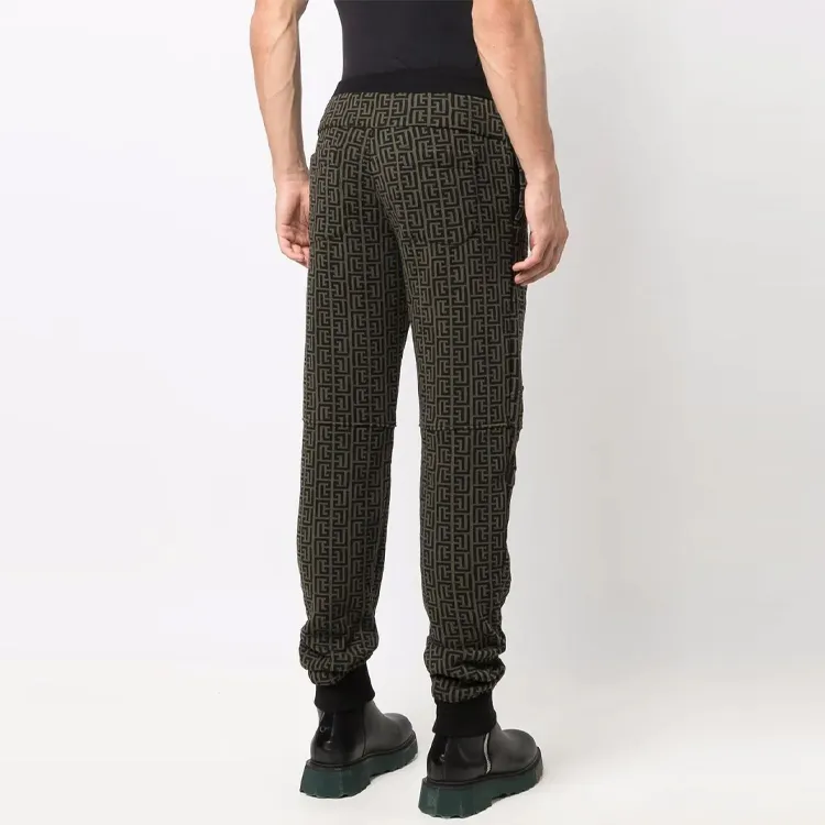 BALMAIN Monogram Drawstring Track Pants-3