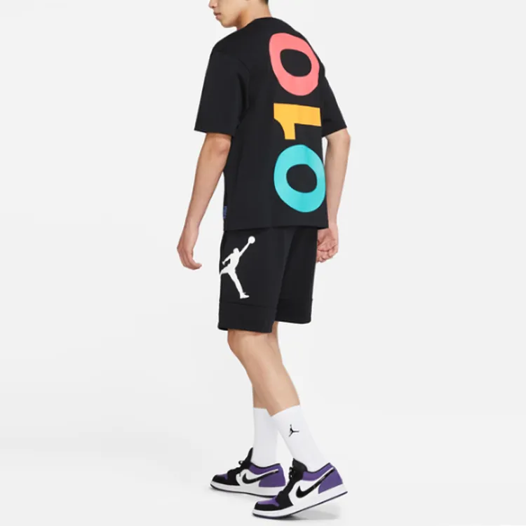 Jordan DONGDAN 1985 T Shirts Men Black-3