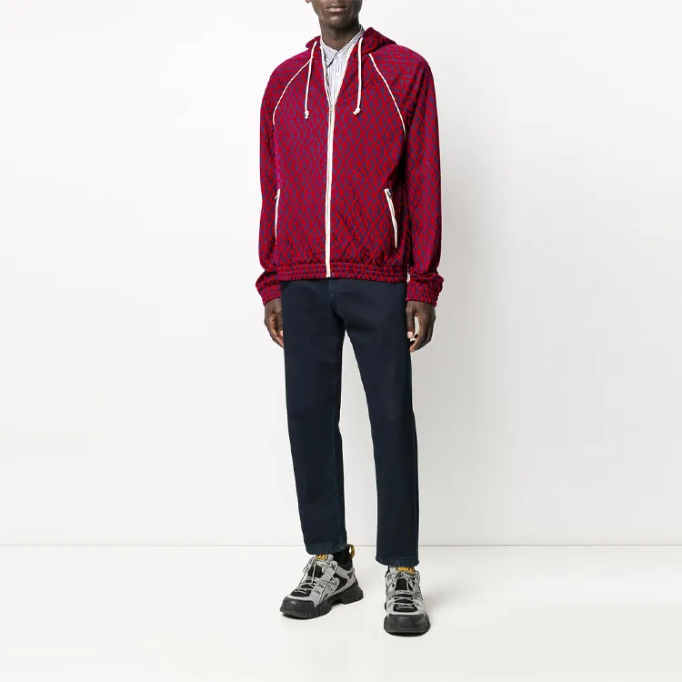 GUCCI G Rhombus Zipped Hoodie-1