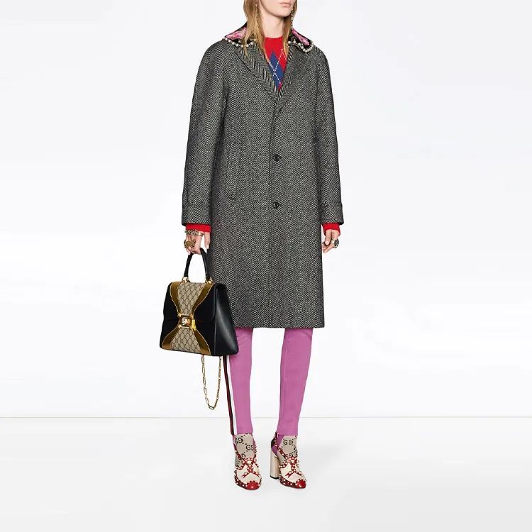 GUCCI Coats Women's Gray-2