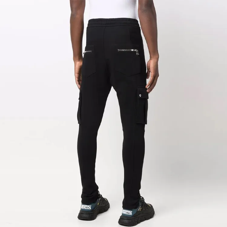 BALMAIN Cargo Pants Men Black-3